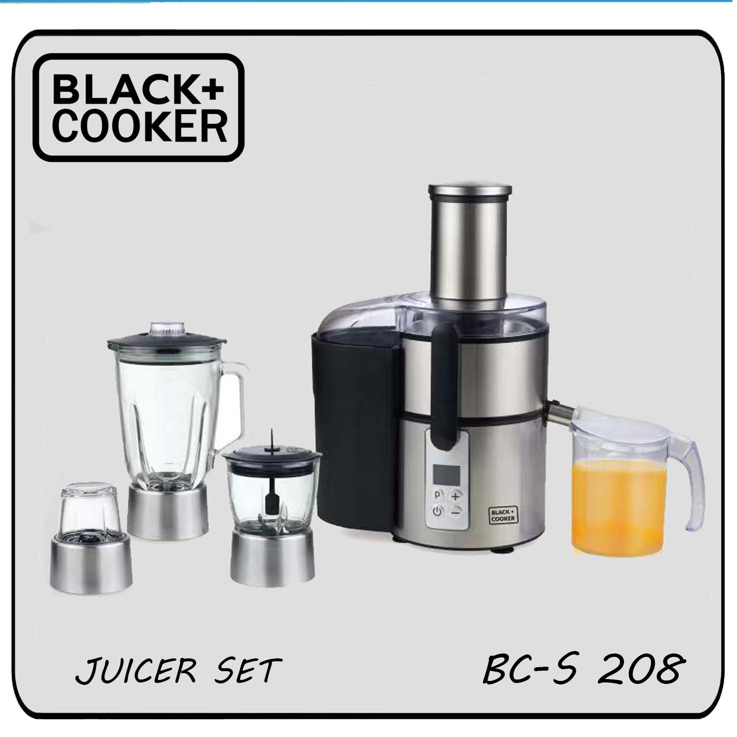 BLACK COOKER BC-S-208