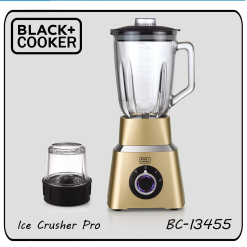 Black Cooker Ice Crush Blender model bc-l 3455