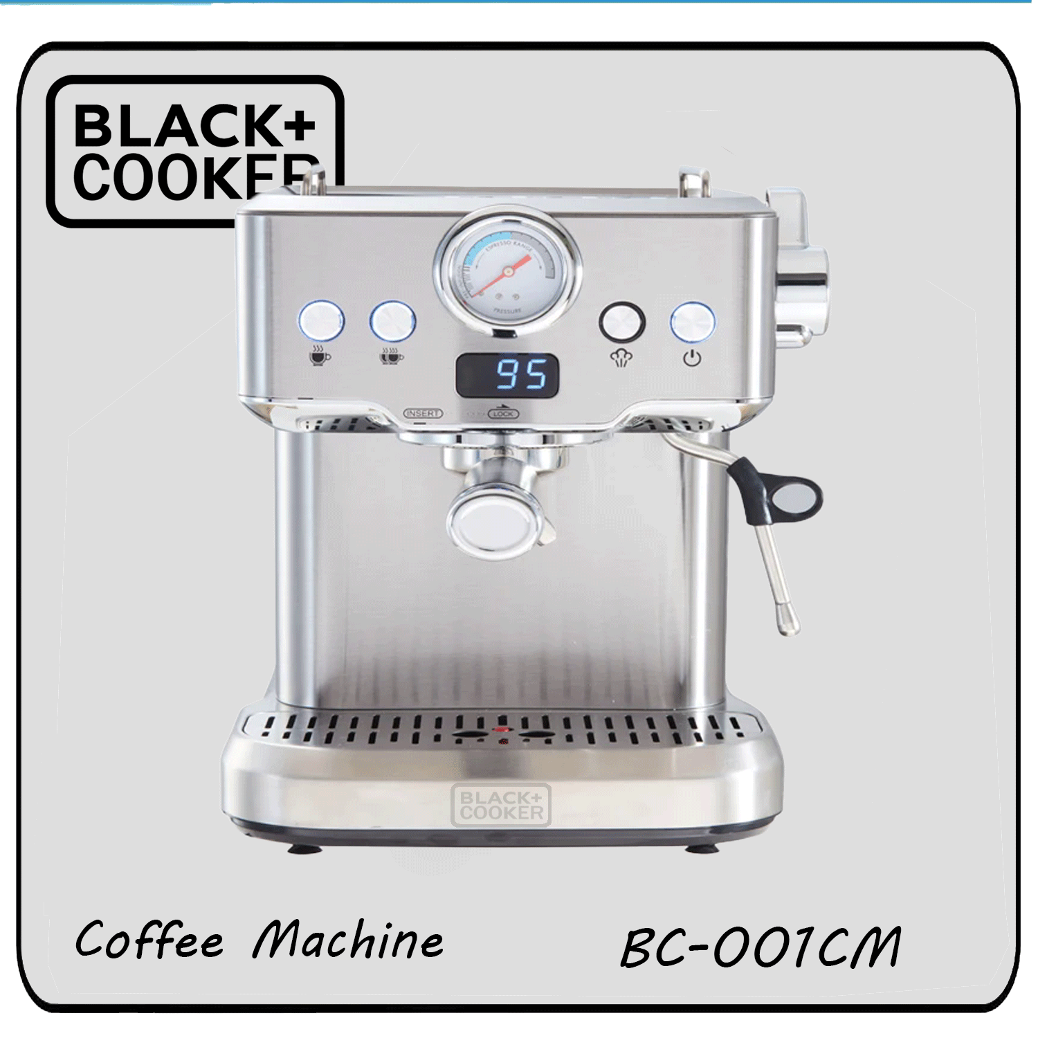 اسپرسوساز 20 بار بلک کوکر مدل BC-001CM