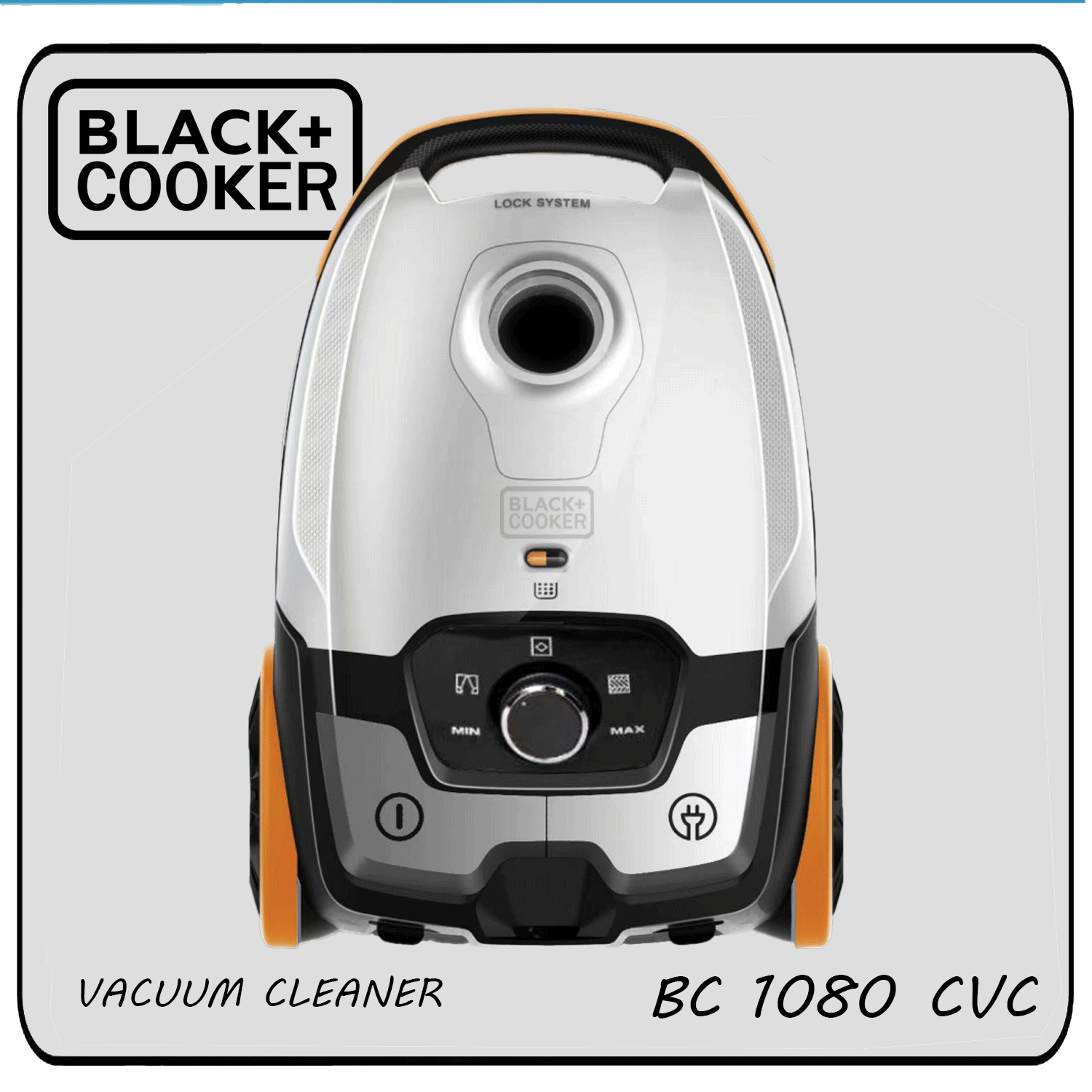 جاروبرقی 3500 وات بی صدا بلک کوکر مدل BC 1080 CVC