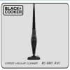 جاروبرقی پرتابل سیمی بلک کوکر مدل BC-980 RVC